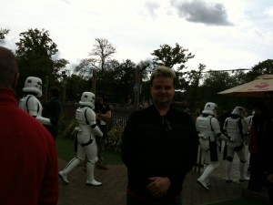 Chris and Storm Trooopers