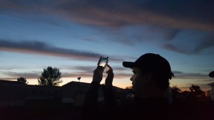 Chris attempts to appreciate the night sky in Viroqua