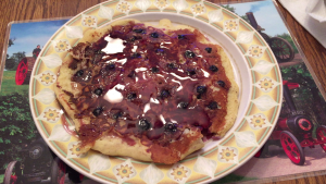 Blueberry pancakes: Objectively better than bran flakes.