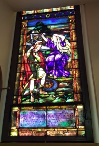 Stained Glass in Memory of Washington's Mum 