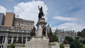 Statue of Washington at the State Capitol