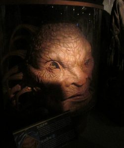 The Face of Boe from the Doctor Who Experience in Cardiff in 2014